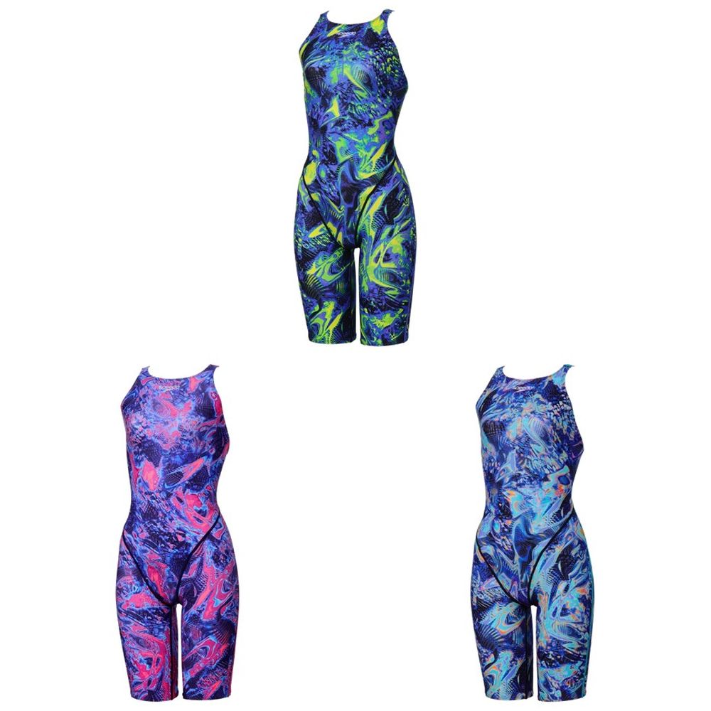 スピード Speedo 水泳水着 レディース   フレックスシグマニューオープンバックニースキン2 / FLEX SV OP KNEE2 SCW12606F