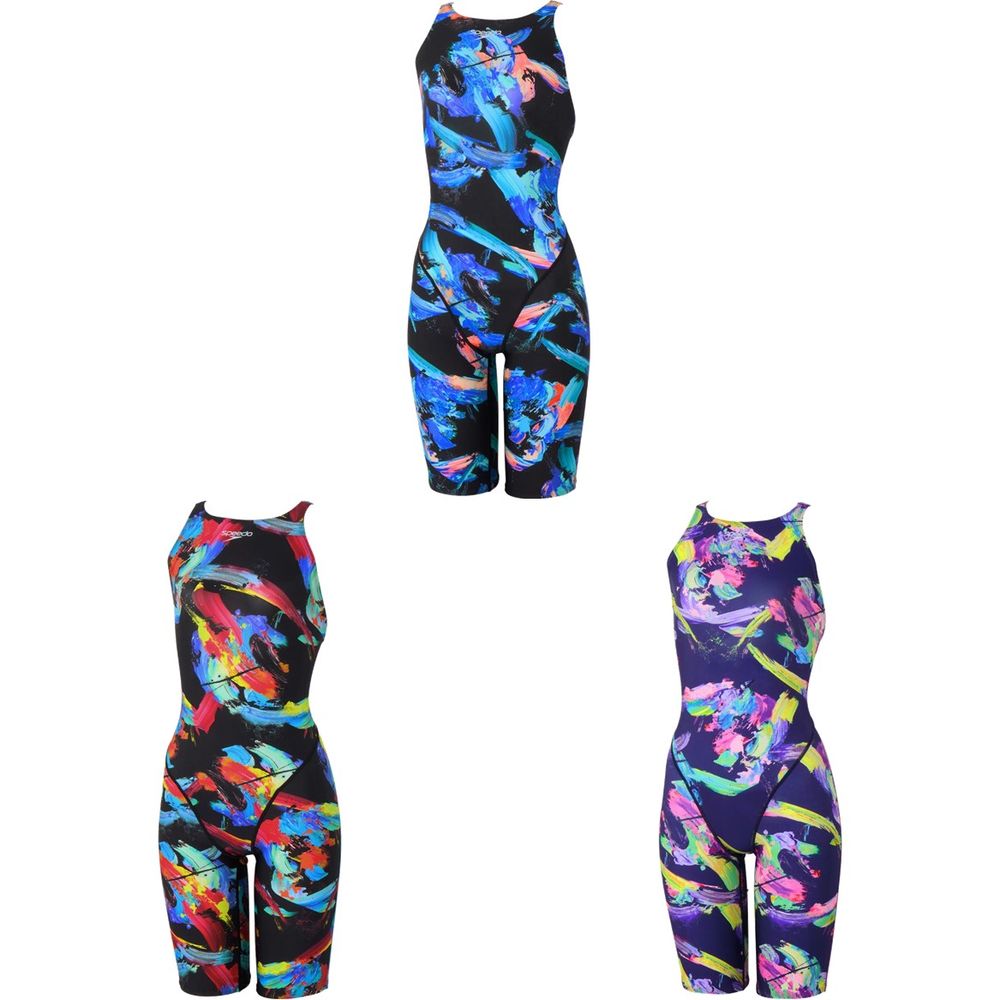 スピード Speedo 水泳水着 レディース   FLEX Σν Openback Kneeskin(II) SCW12650F