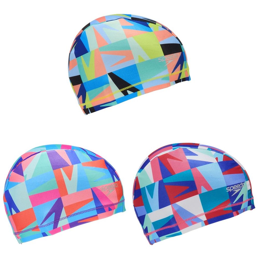 スピード Speedo 水泳キャップ・バイザー ユニセックス   BOOM GRID TRICOT C SE12611