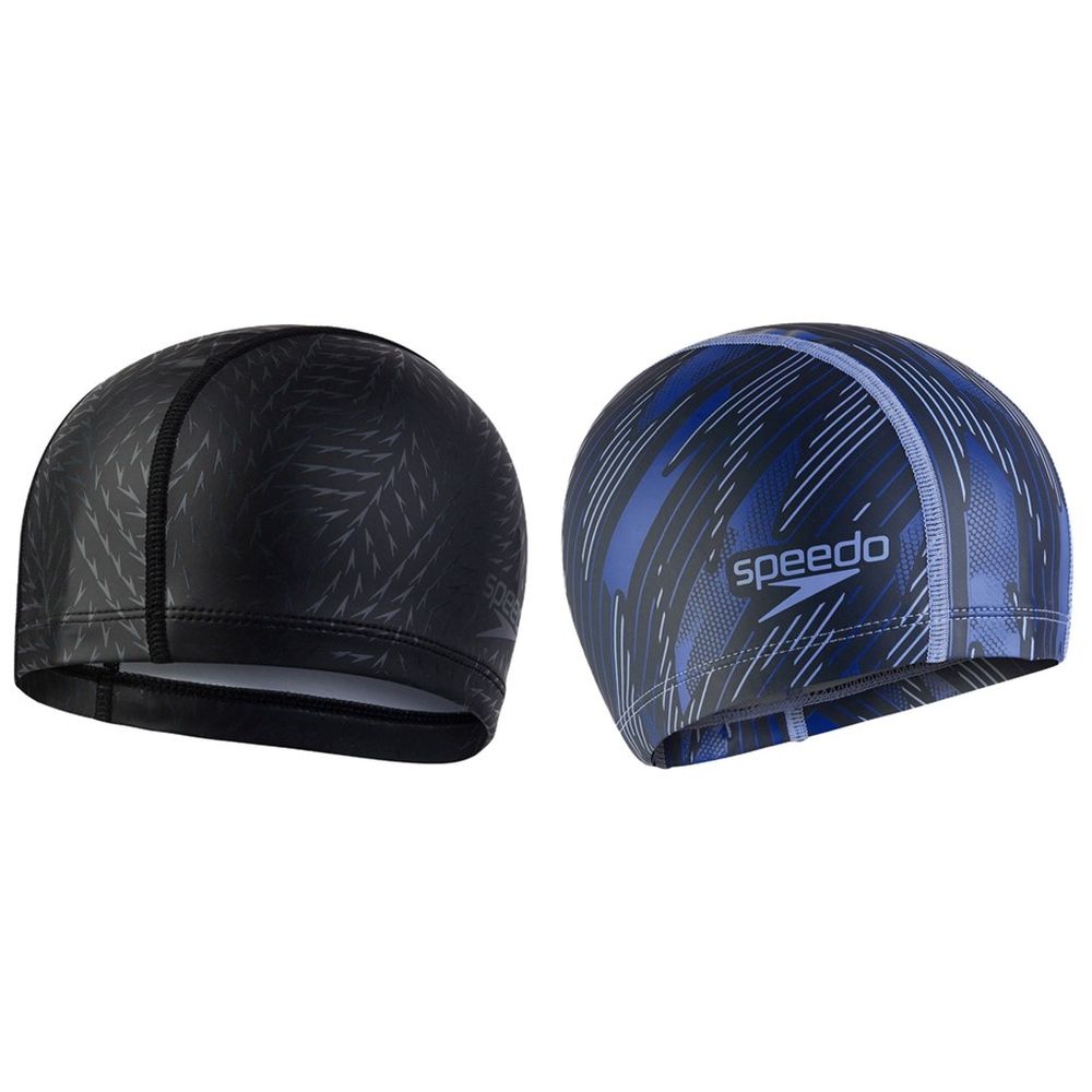 スピード Speedo 水泳キャップ・バイザー ユニセックス   プリントシリコーンコーティングC SE12616