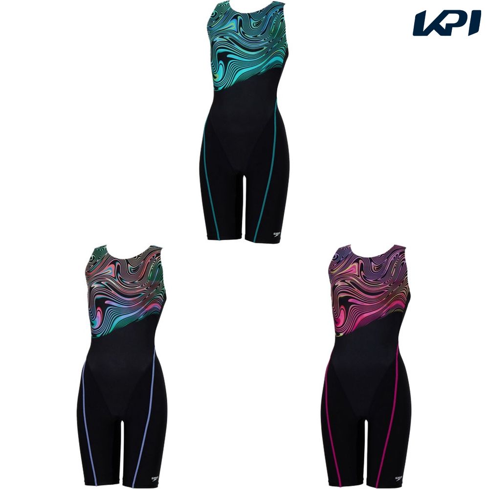 スピード Speedo 水泳水着 レディース   Aqua Lava Loosen Kneeskin SFW12568