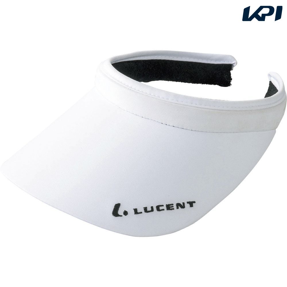 ルーセント LUCENT テニスキャップ・バイザー レディース   クリップバイザー ホワイト XLE3320