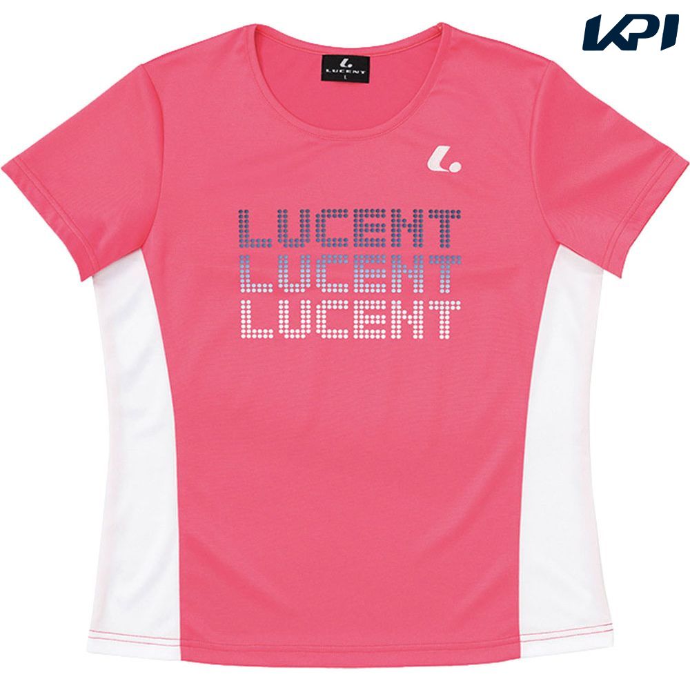 ルーセント LUCENT テニスウェア レディース   Tシャツ ピンク XLH2331