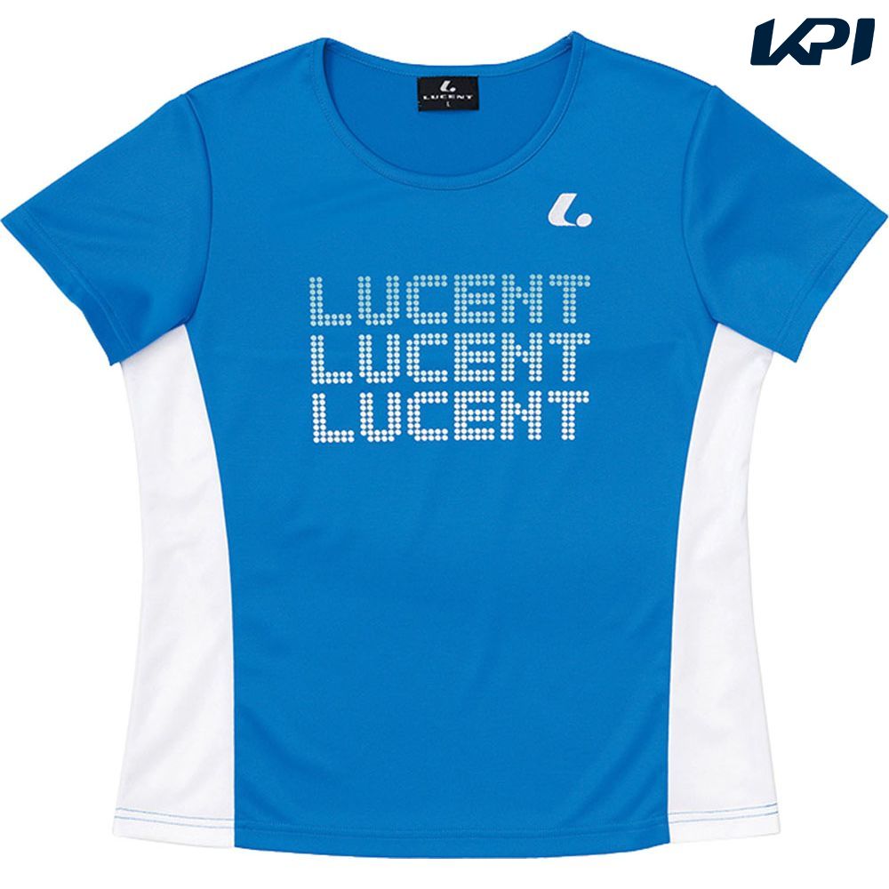 ルーセント LUCENT テニスウェア レディース   Tシャツ ブルー XLH2337