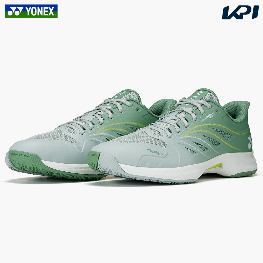 ヨネックス YONEX テニスシューズ ユニセックス AERUS DUSH 5  パワークッション エアラスダッシュ5 ワイド GC SHTAD5WG-809 オムニ・クレーコート用 7月上旬発売予定※予約