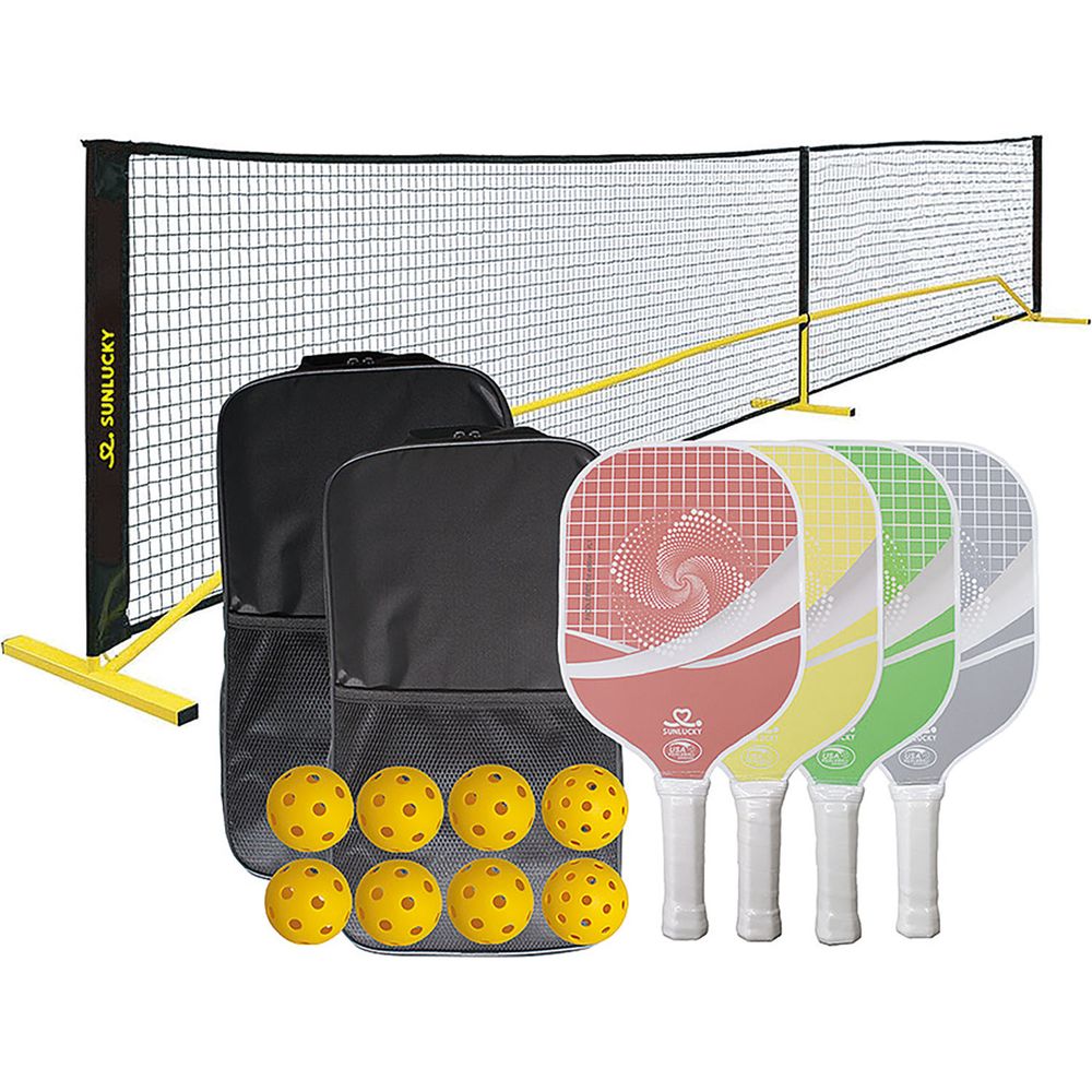 ピックルボールセット商品 ユニセックス Sunlucky サンラッキー ピックルボール DX セット PLDX