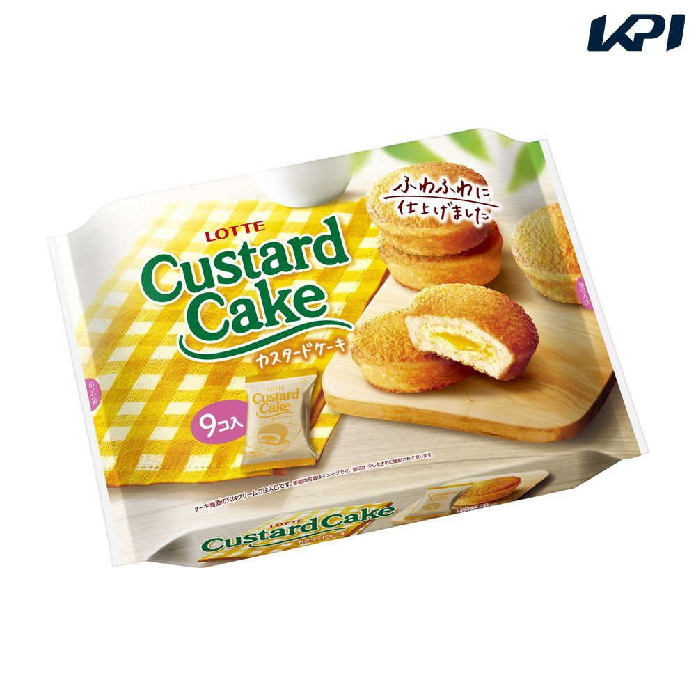 ロッテ商事 カスタードケーキ パーティーパック 9個入り SSJM-060297