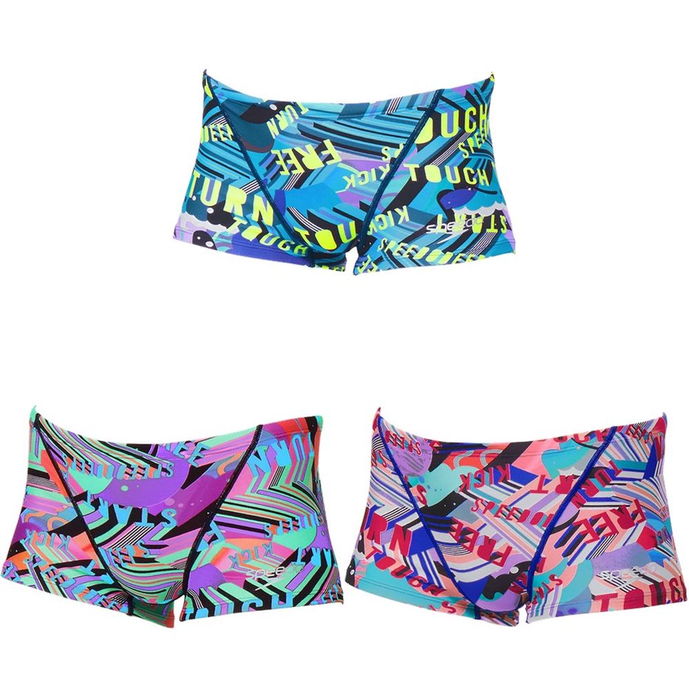 スピード Speedo 水泳水着 メンズ   Wording Stripes TurnS Box ST52606