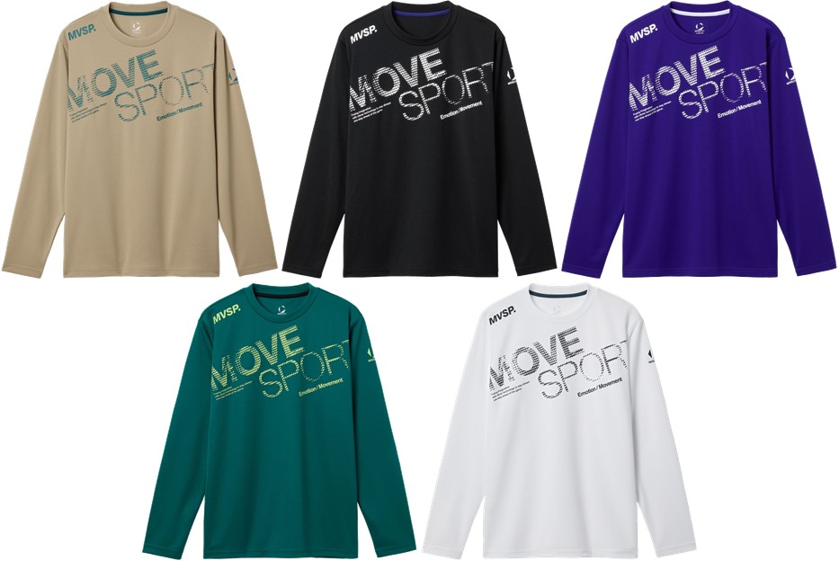 マルチSPウェア メンズ   ドライメッシュ ビックロゴ 長袖シャツ ST5FLT00M 2025