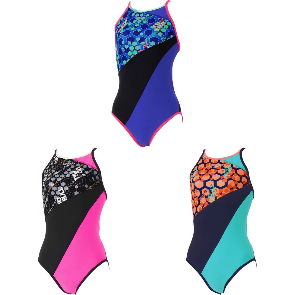 スピード Speedo 水泳水着 レディース Hexagonal TurnS Suit STW02656