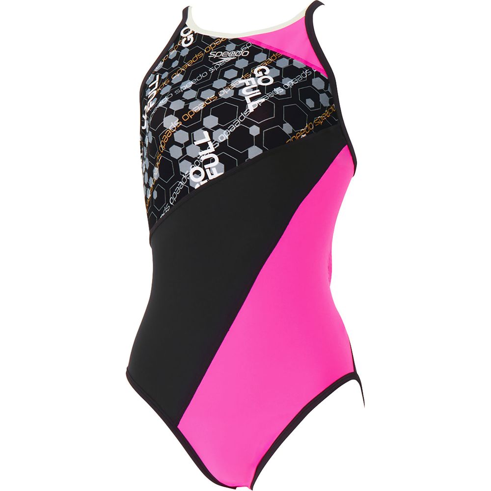 スピード Speedo 水泳水着 レディース Hexagonal TurnS Suit STW02656