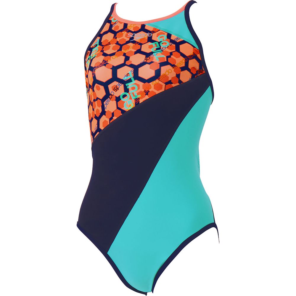 スピード Speedo 水泳水着 レディース Hexagonal TurnS Suit STW02656
