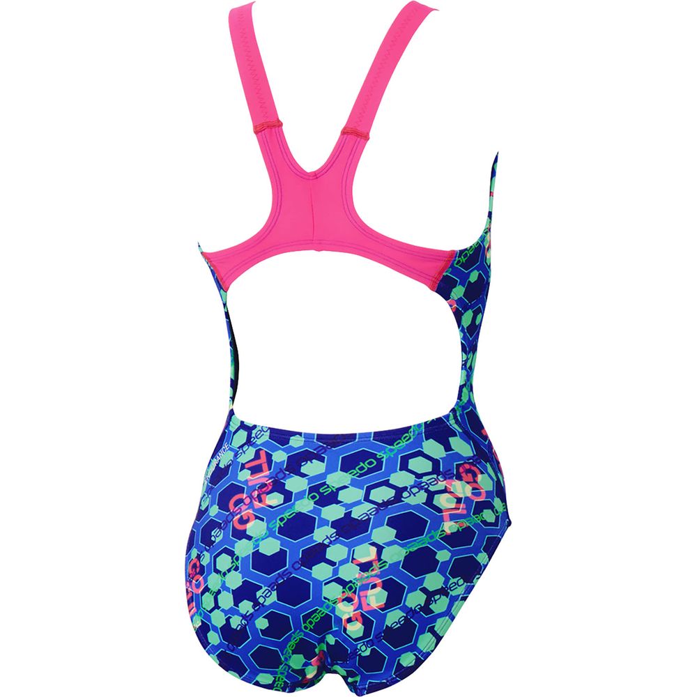 ✶ Speedo 水泳ウェア THE SUIT 長袖 スピード Speedo 水泳水着 レディース Hexagonal TurnS W/S Suit