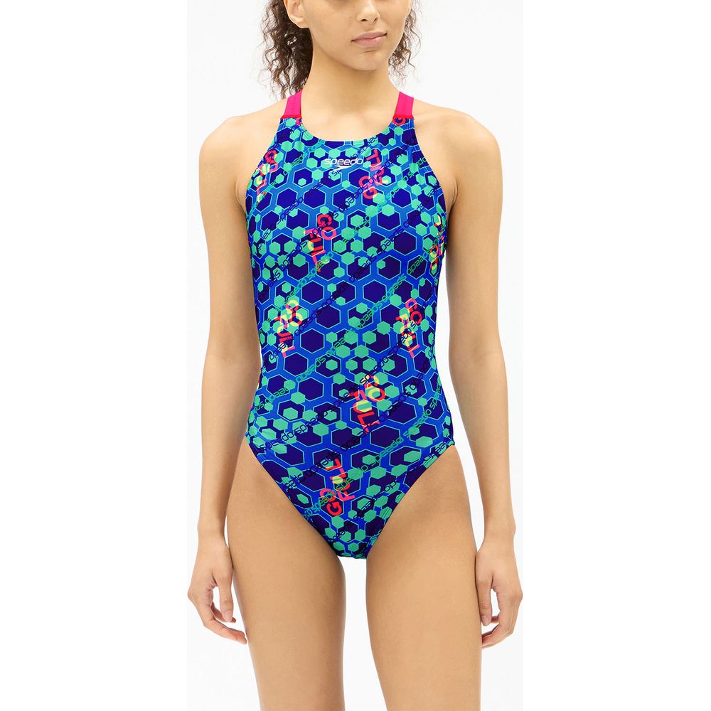 スピード Speedo 水泳水着 レディース Hexagonal TurnS W/S Suit