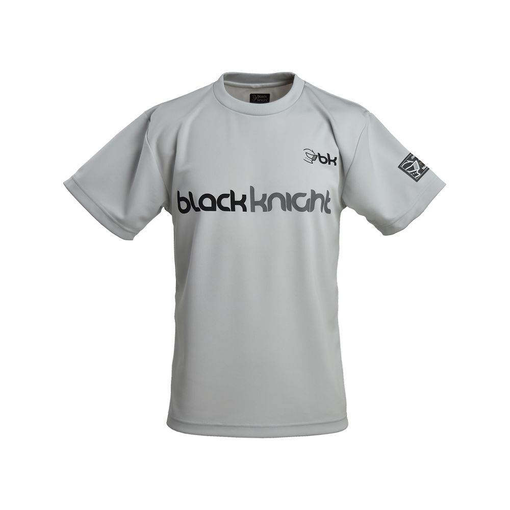 ブラックナイト Black knight バドミントンウェア ユニセックス BKTシャツ(bk180)LGRY T-0180-2021 2021SS