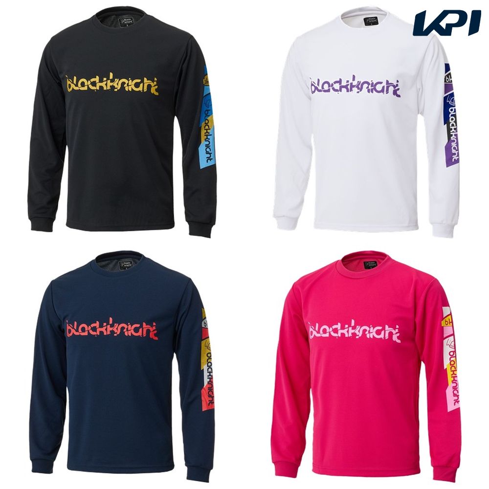 ブラックナイト Black knight バドミントンウェア ユニセックス   ドライロングＴシャツ T-4200U 2024FW