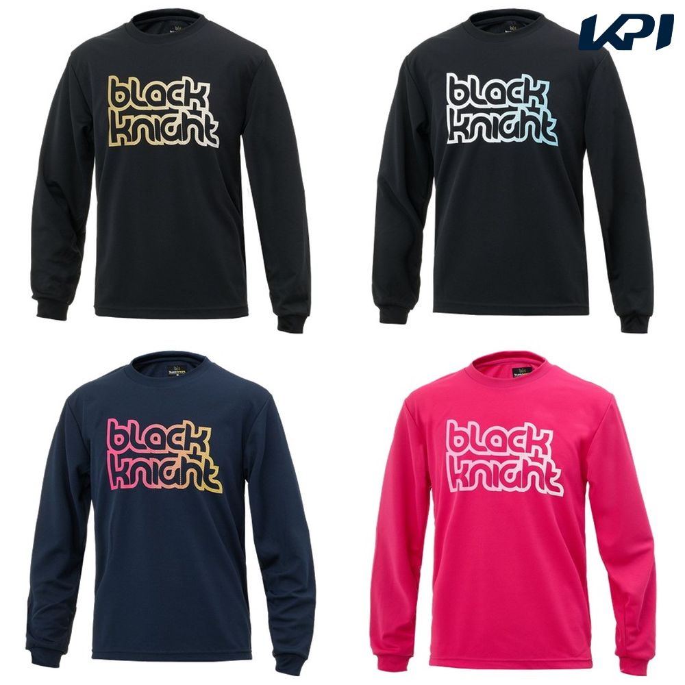 ブラックナイト Black knight バドミントンウェア ユニセックス   ユニ ドライロングＴシャツ T-5202U 2025FW