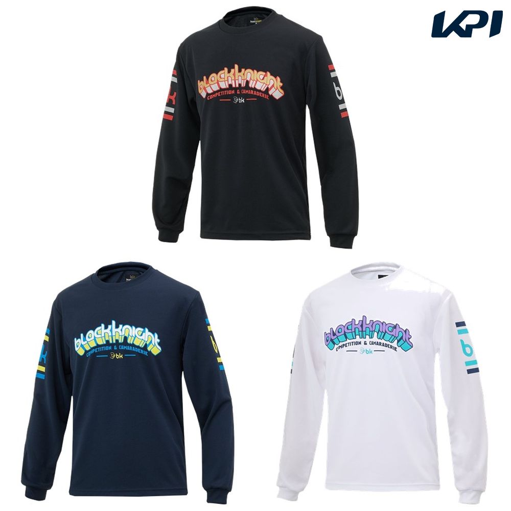ブラックナイト Black knight バドミントンウェア ユニセックス   ユニ ドライロングＴシャツ T-5204U 2025FW