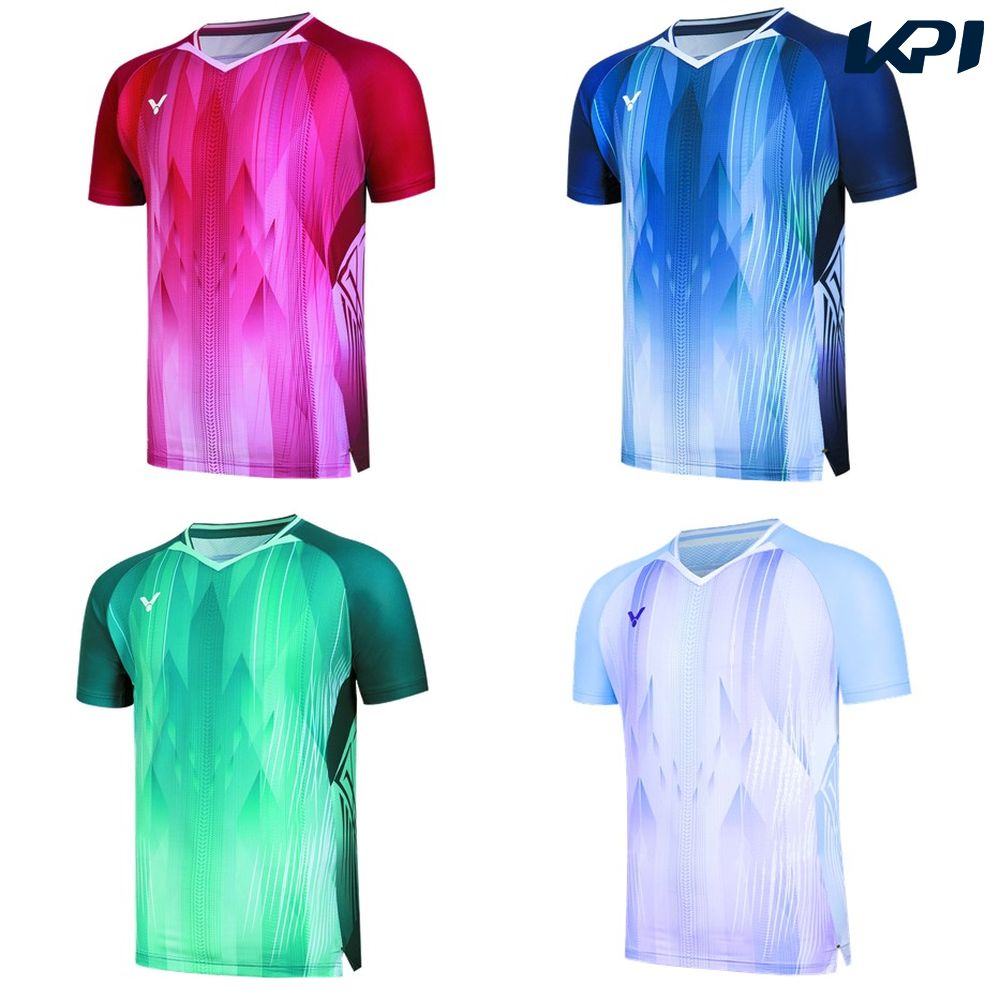 バドミントンウェア ユニセックス  ビクタースポーツ ゲームシャツ T-60002 2026SS