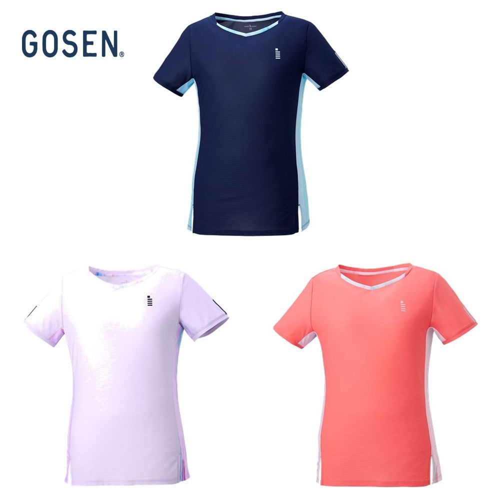 ゴーセン GOSEN テニスウェア レディース レディースゲームシャツ T2061 2020FW