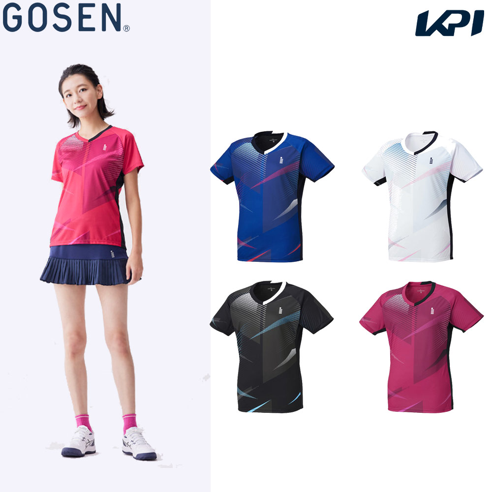 ゴーセン GOSEN テニスウェア レディース ゲームシャツ T2301 2023SS KPI公式オンラインストア