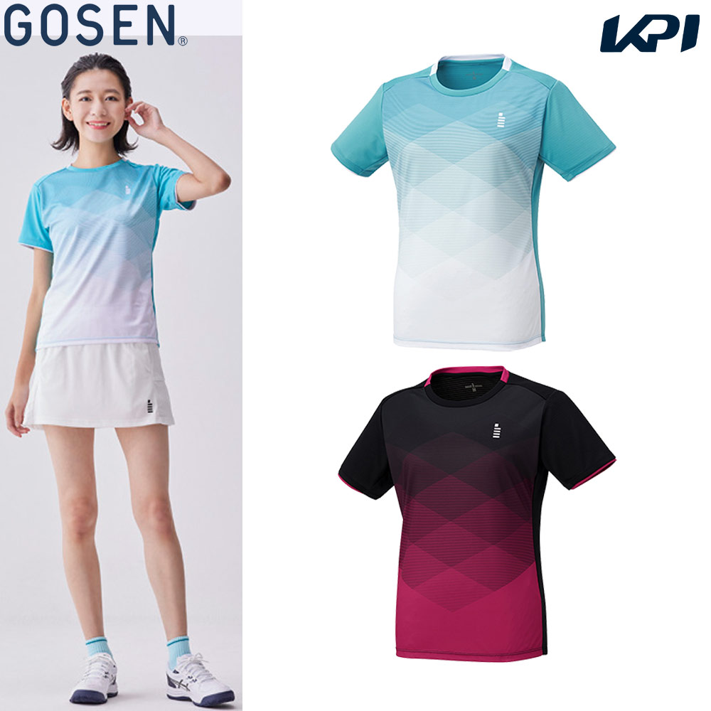 ゴーセン GOSEN テニスウェア レディース ゲームシャツ T2303 2023SS