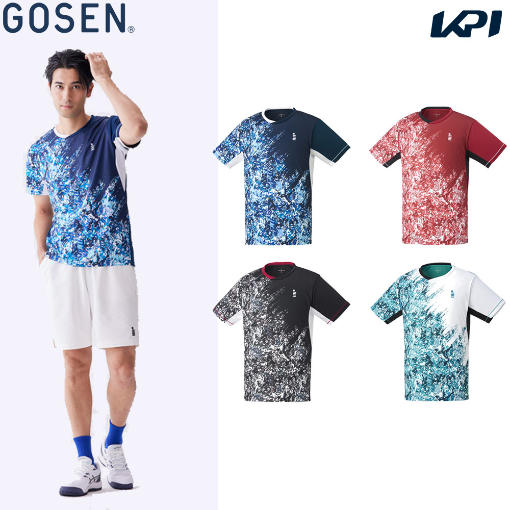 ゴーセン GOSEN テニスウェア ユニセックス ゲームシャツ T2304 2023SS