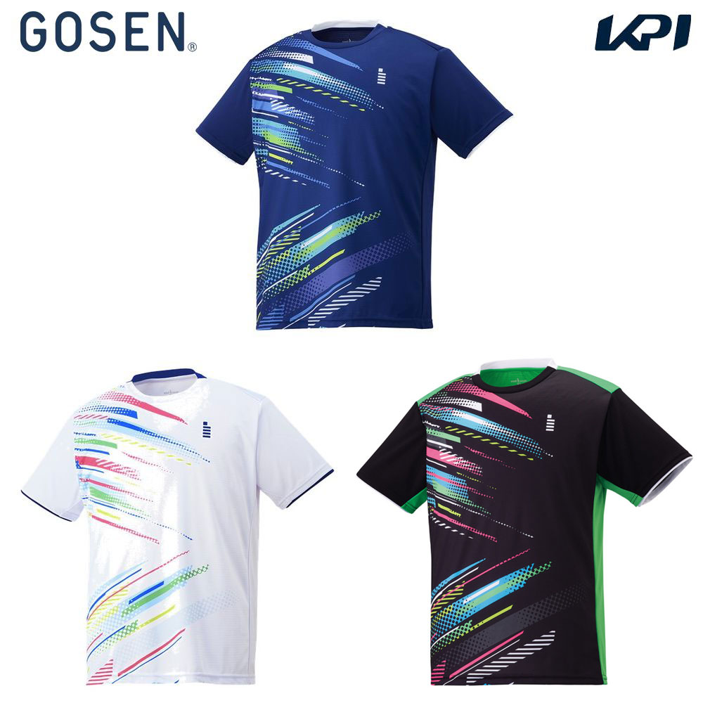 ゴーセン GOSEN テニスウェア ユニセックス   ゲームシャツ T2400 2024SS