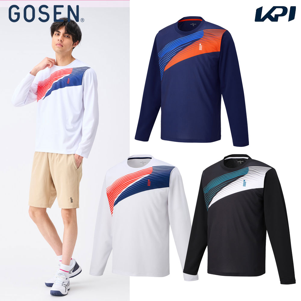 ゴーセン GOSEN テニスウェア ユニセックス   プラクティスシャツ T2462 2024FW