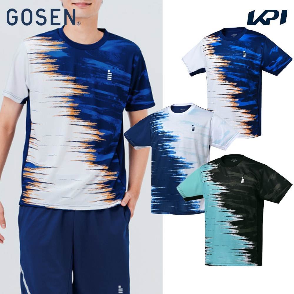 ゴーセン GOSEN テニスウェア ユニセックス   ゲームシャツ T2510 2025SS