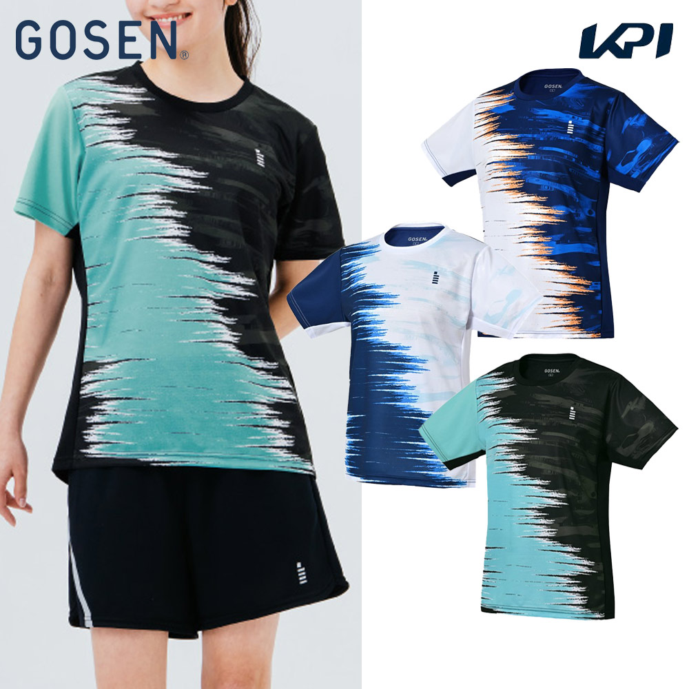 ゴーセン GOSEN テニスウェア レディース   ゲームシャツ T2511 2025SS