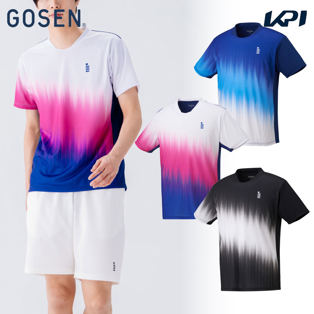 ゴーセン GOSEN テニスウェア ユニセックス   ゲームシャツ T2540 2025FW
