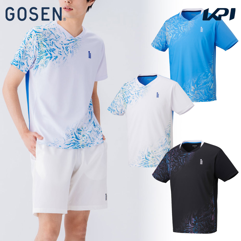 ゴーセン GOSEN テニスウェア ユニセックス   ゲームシャツ T2542 2025FW
