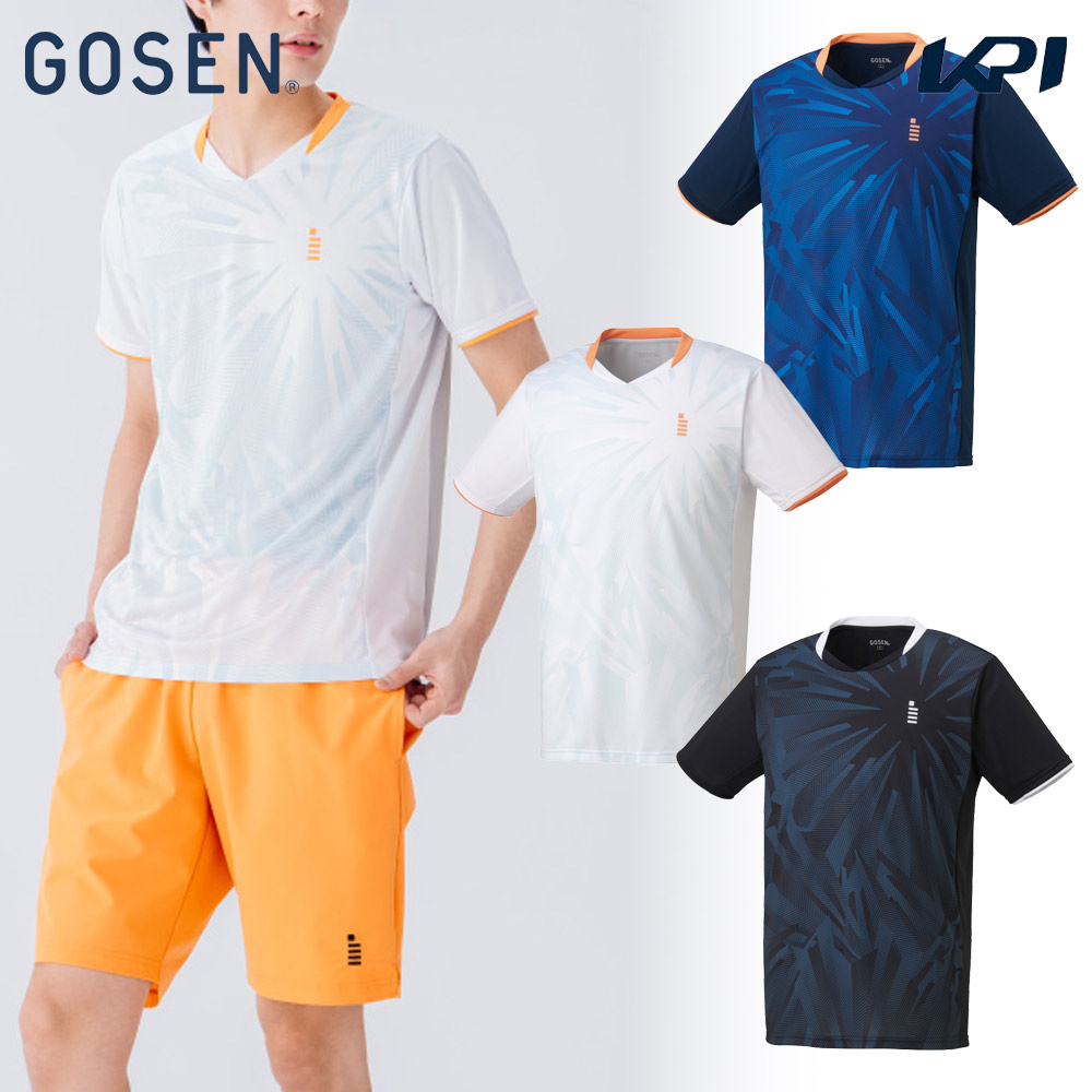 ゴーセン GOSEN テニスウェア ユニセックス   ゲームシャツ T2552 2025FW