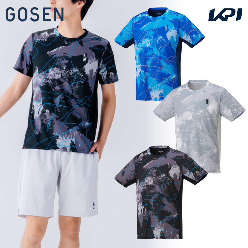 ゴーセン GOSEN テニスウェア ユニセックス   ゲームシャツ T2554 2025FW