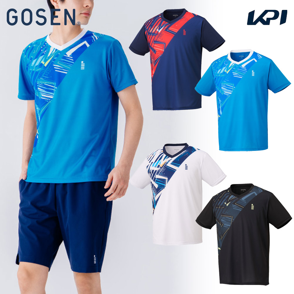 ゴーセン GOSEN テニスウェア ユニセックス   ゲームシャツ T2560 2025FW