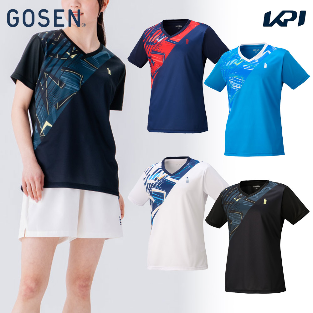 ゴーセン GOSEN テニスウェア レディース   ゲームシャツ T2561 2025FW