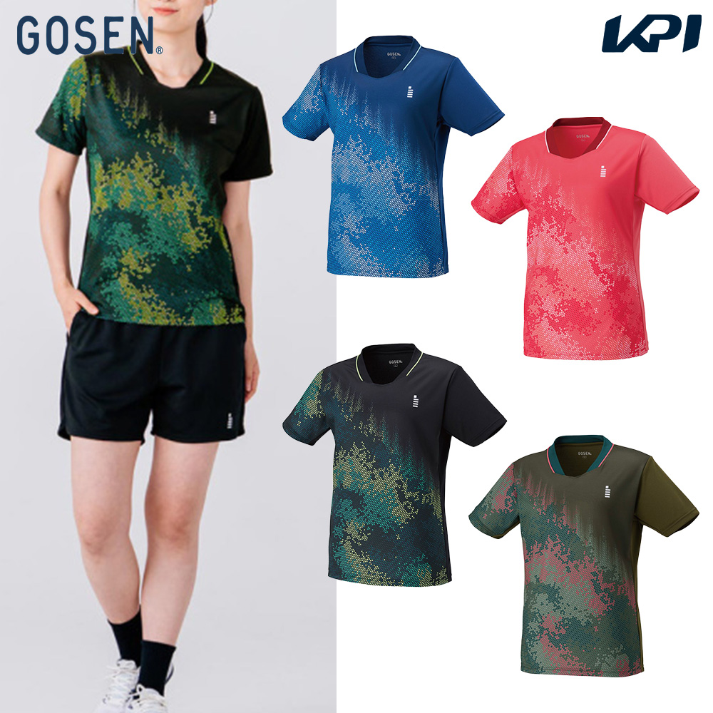 ゴーセン GOSEN テニスウェア レディース   ゲームシャツ T2611 2026SS