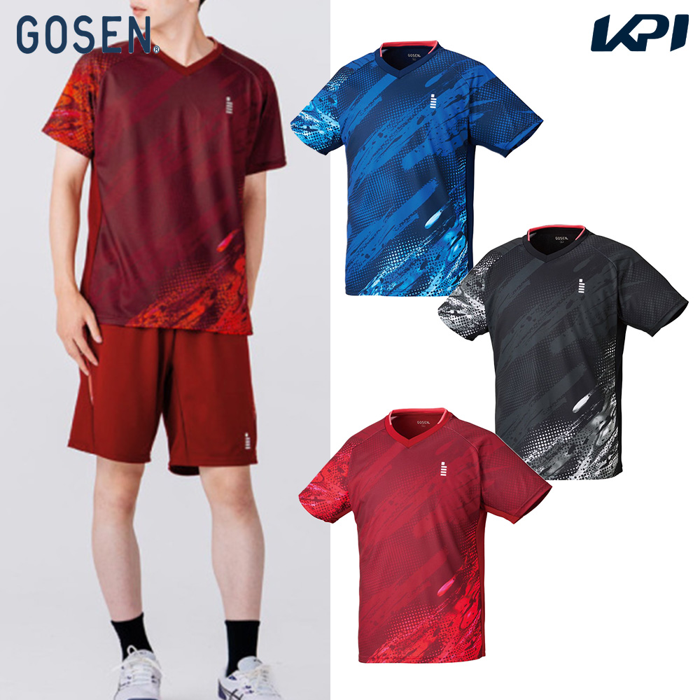 ゴーセン GOSEN テニスウェア ユニセックス   ゲームシャツ T2612 2026SS