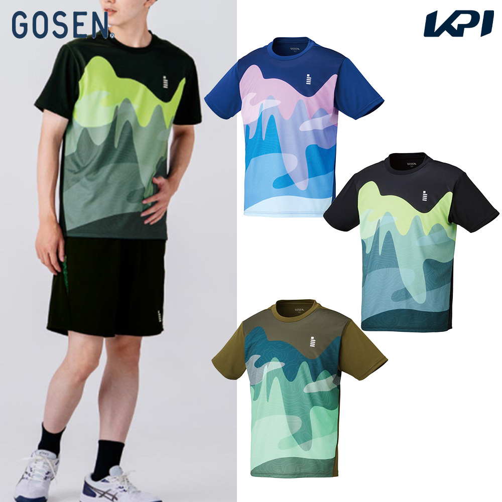 ゴーセン GOSEN テニスウェア ユニセックス   ゲームシャツ T2614 2026SS