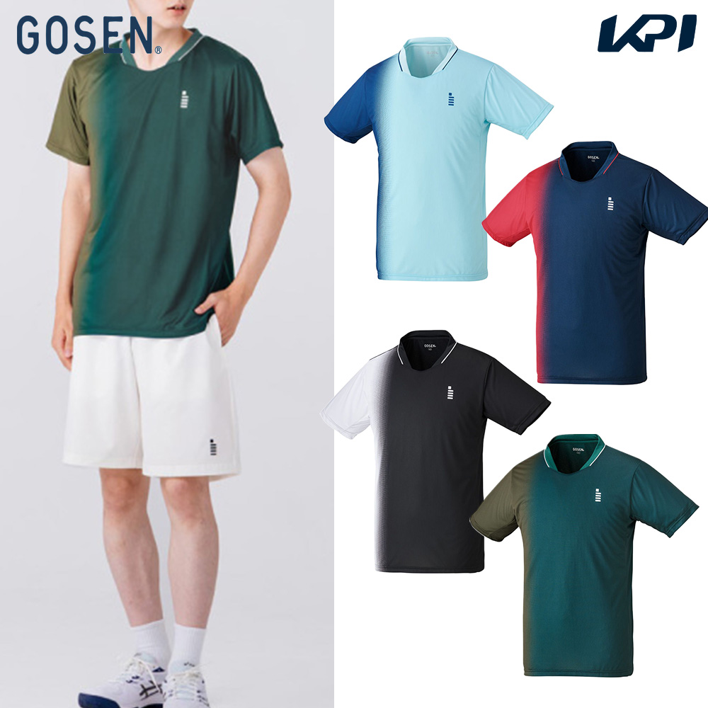 ゴーセン GOSEN テニスウェア ユニセックス   ゲームシャツ T2620 2026SS