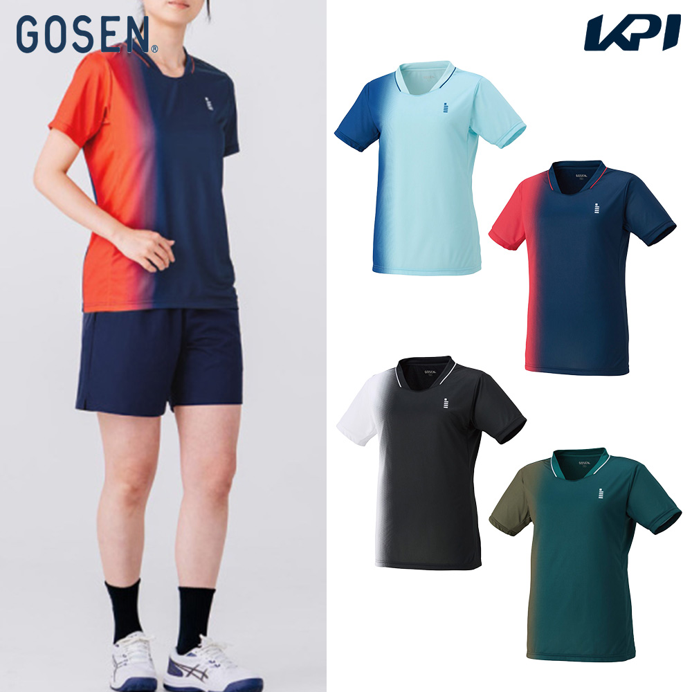 ゴーセン GOSEN テニスウェア レディース   ゲームシャツ T2621 2026SS