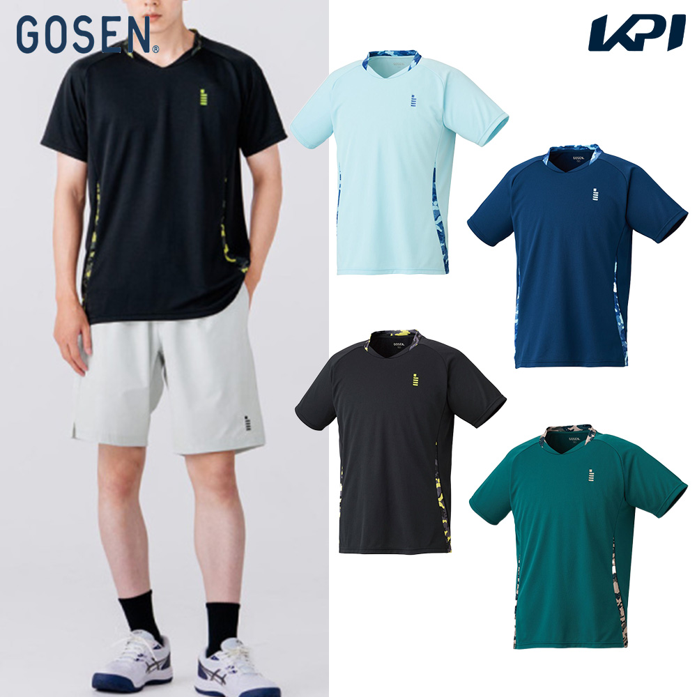 ゴーセン GOSEN テニスウェア ユニセックス   ゲームシャツ T2622 2026SS