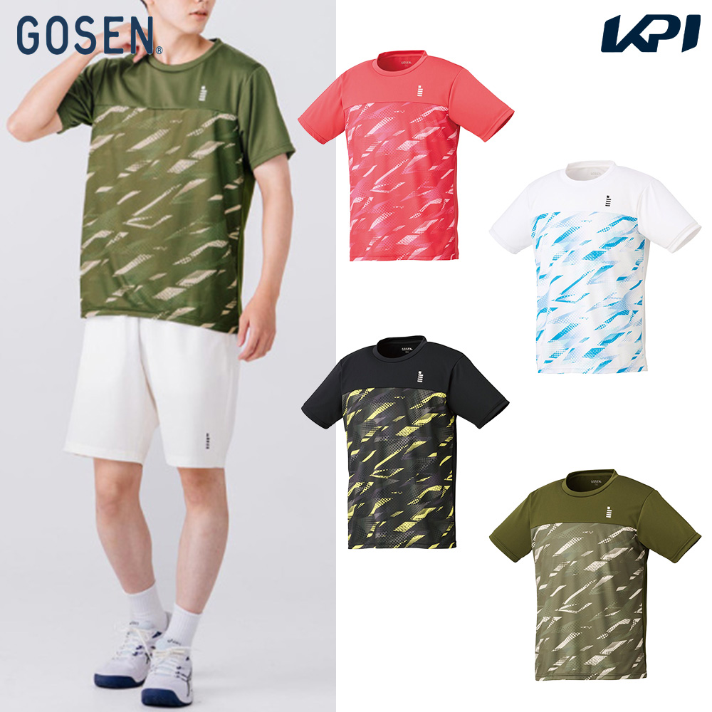 ゴーセン GOSEN テニスウェア ユニセックス   ゲームシャツ T2630 2026SS