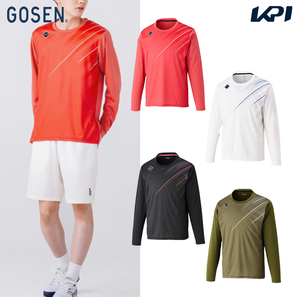 ゴーセン GOSEN テニスウェア ユニセックス   プラクティスロングＴシャツ T2634 2026SS