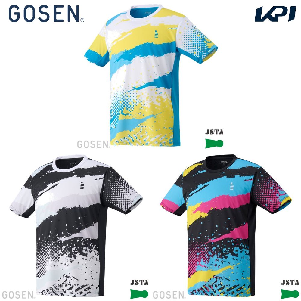 ゴーセン GOSEN テニスウェア ユニセックス   ユニ ゲームシャツ T2654 2026FW