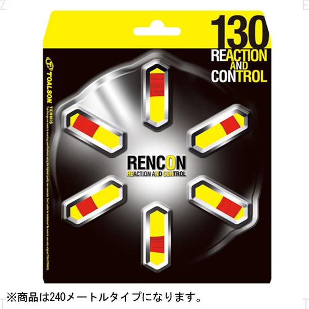 トアルソン TOALSON テニスガット・ストリング RENCON 130 レンコン 130 240mロール 7343012R
