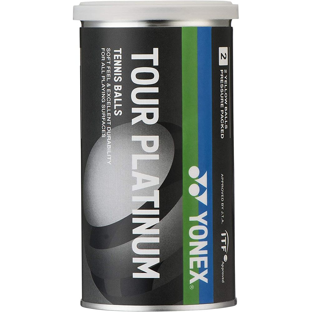 ヨネックス YONEX テニスボール ツアープラチナム(2個入り)1缶 TB-TPL2