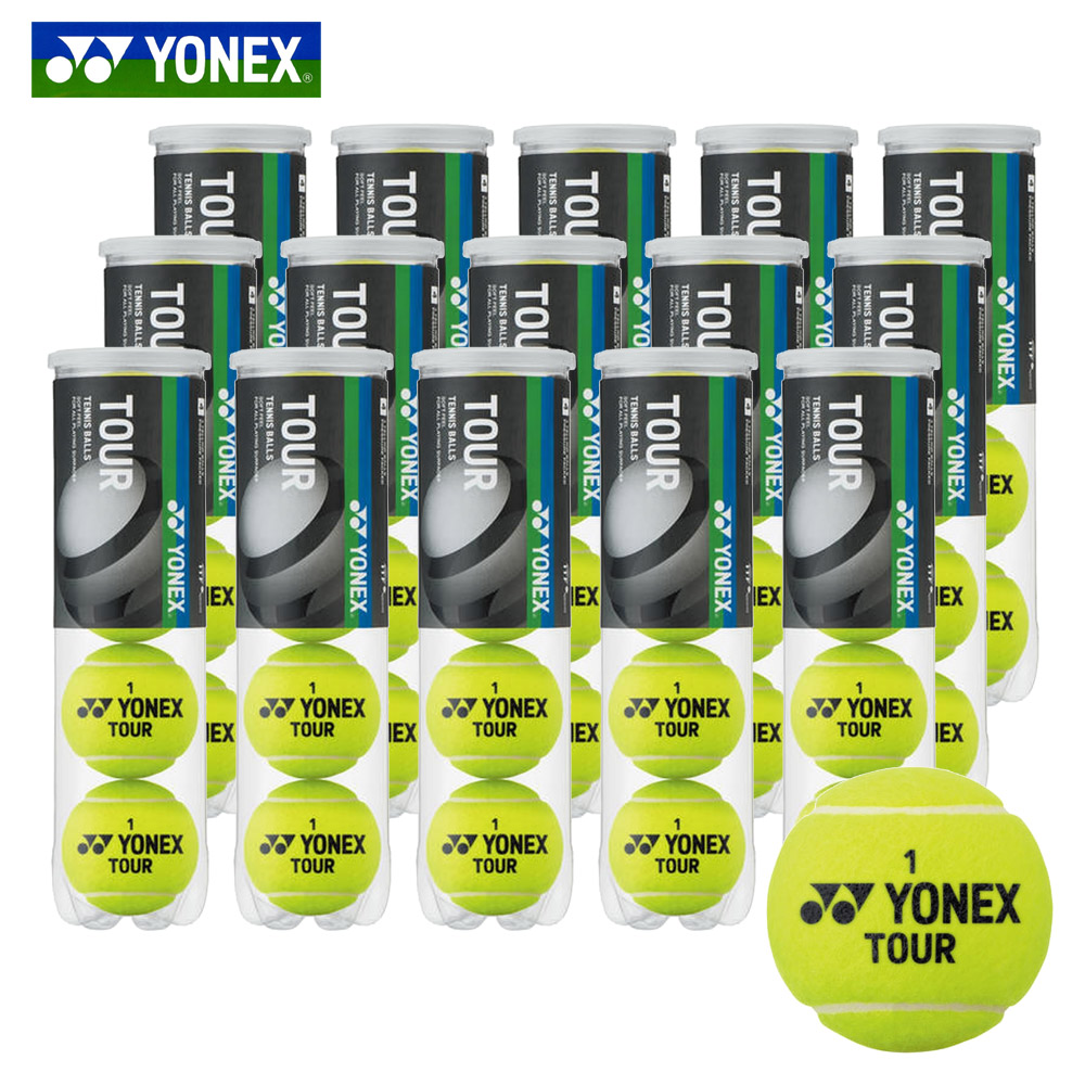 【365日出荷】ヨネックス YONEX テニスボール  ツアー (1箱60球/5ダース) TB-TUR4