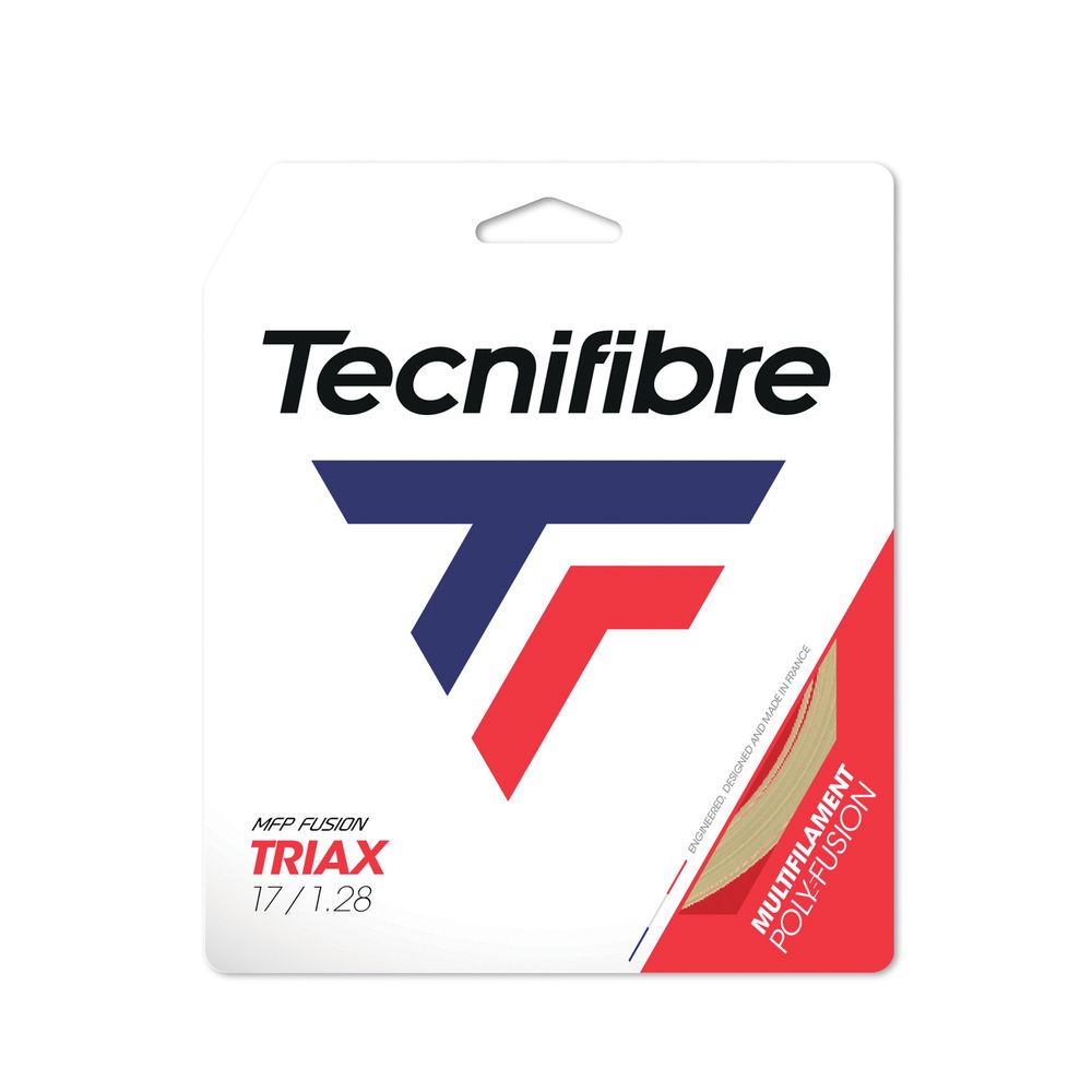 テクニファイバー Tecnifibre テニスガット・ストリング  TRIAX 1.28mm トライアックス 12m 単張り TFG310  TFSG301